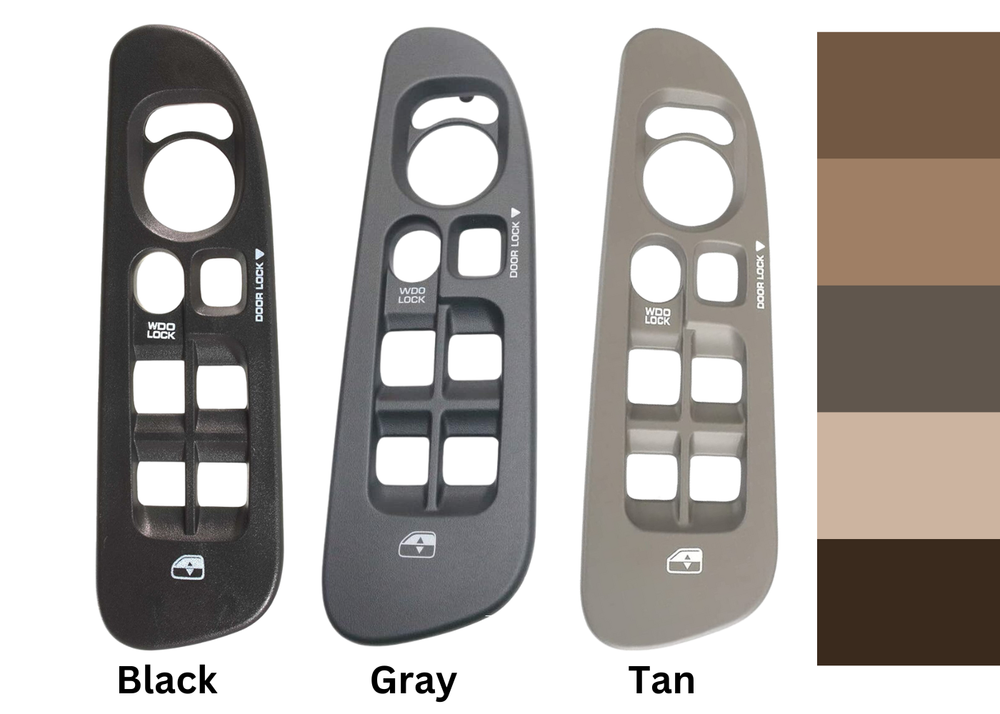 SWITCHDOCTOR Fully Assembled Window Switch set for 2002-2008 Dodge Ram (Black)