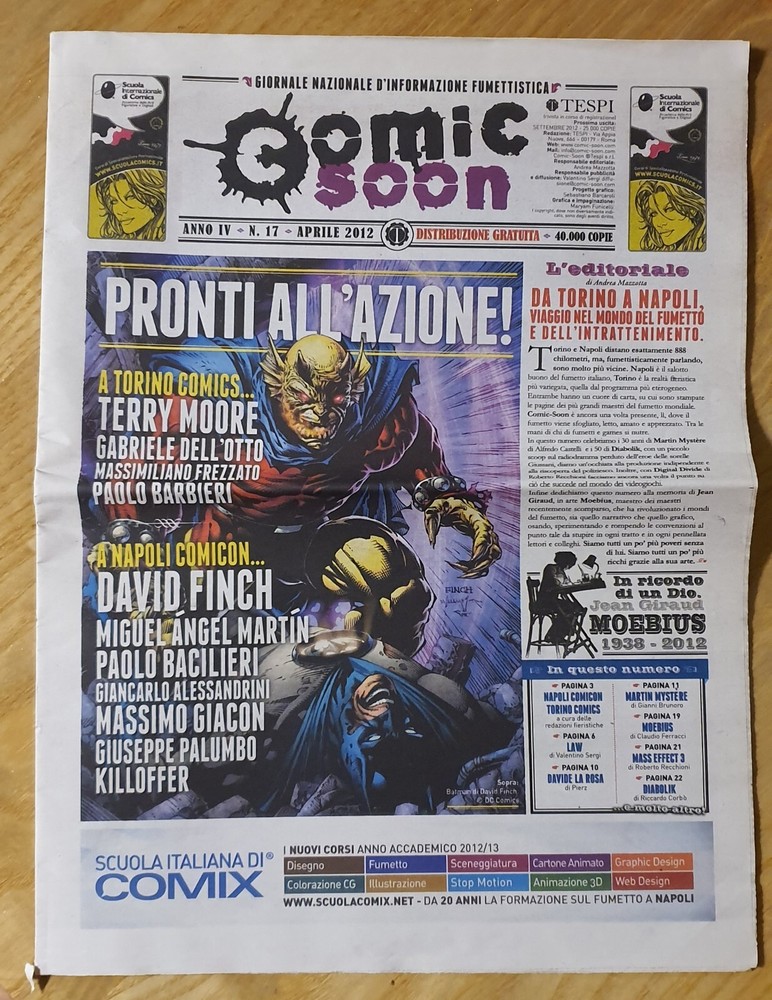 Martin Mystere Comic Soon Magazine Article