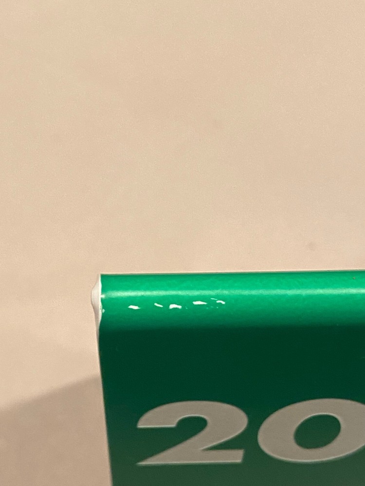 Shake Shack #20 Plastic Green Table Tent *Pre Owned* rrr1