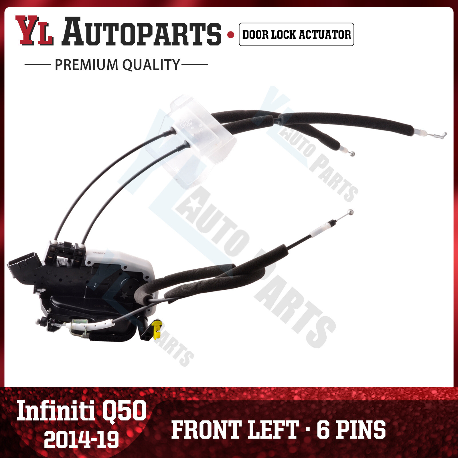 Front Left Driver Side Door Lock Actuator for 2014-2020 Infiniti Q50