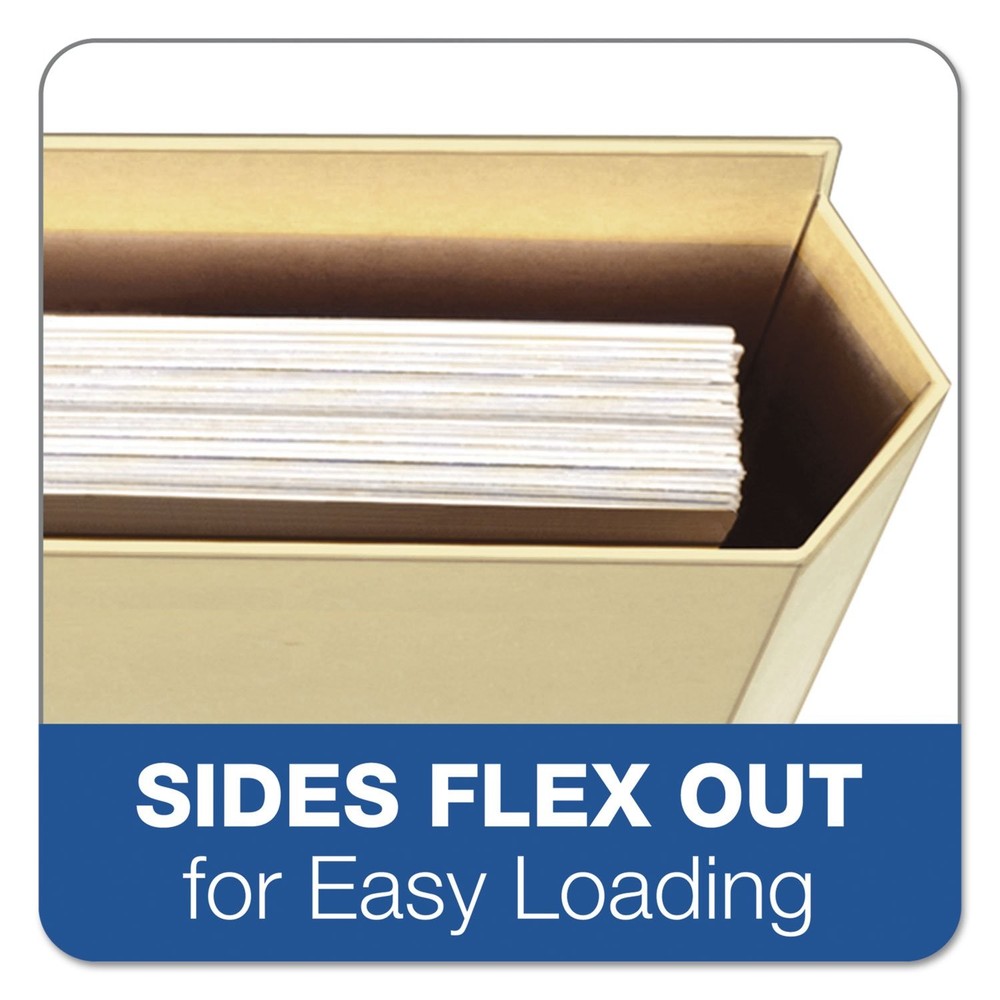 Globe-Weis/File Folder Pockets, 150 Sheet Capacity, Letter Size, Double Top, ...