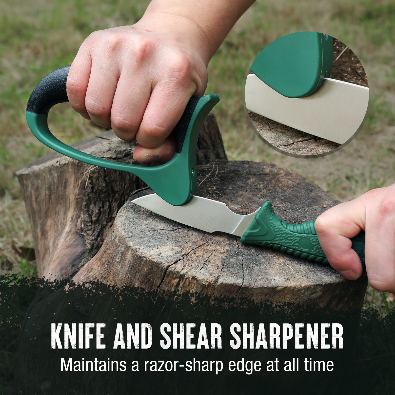 MOSSY OAK 4PC Hunting Field Dressing Kit Hunting Knife Set W/Sheath Perfect Gift