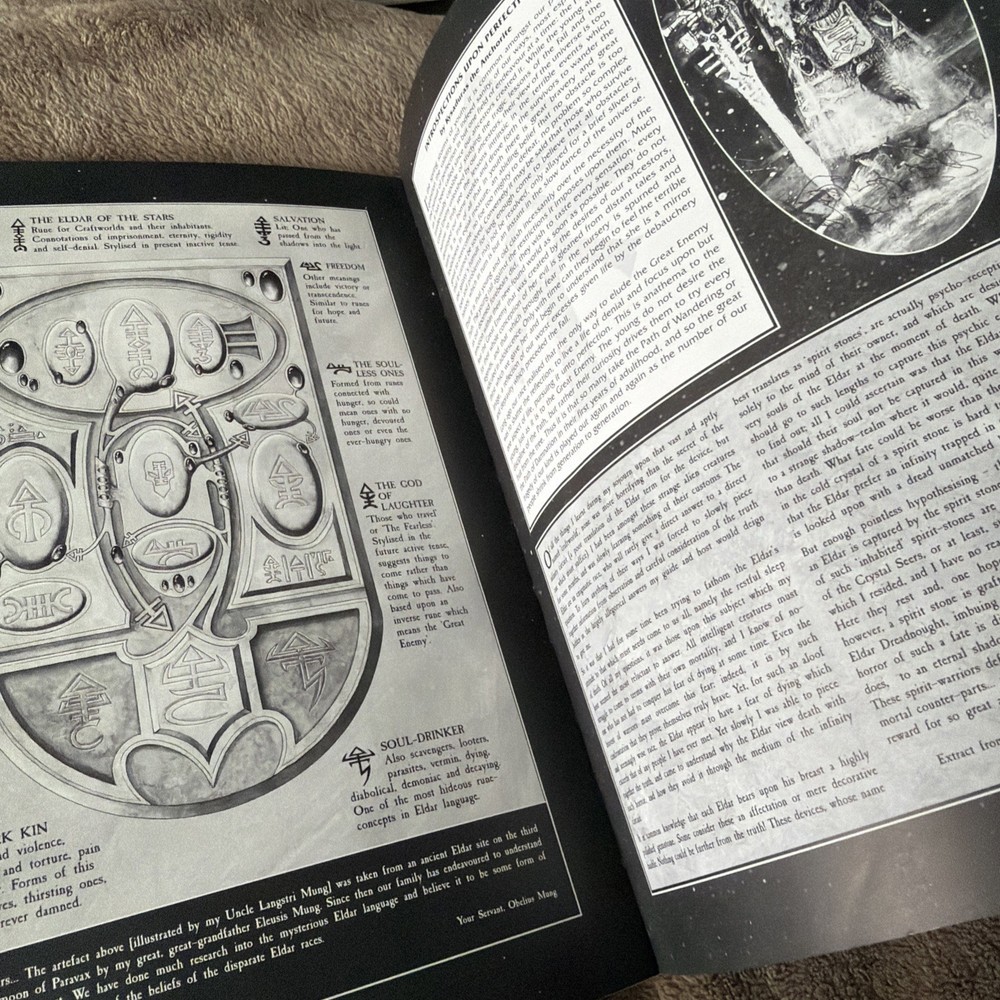 Warhammer 40K - “Codex Eldar” 3rd edition 1999. Acceptable condition. #2