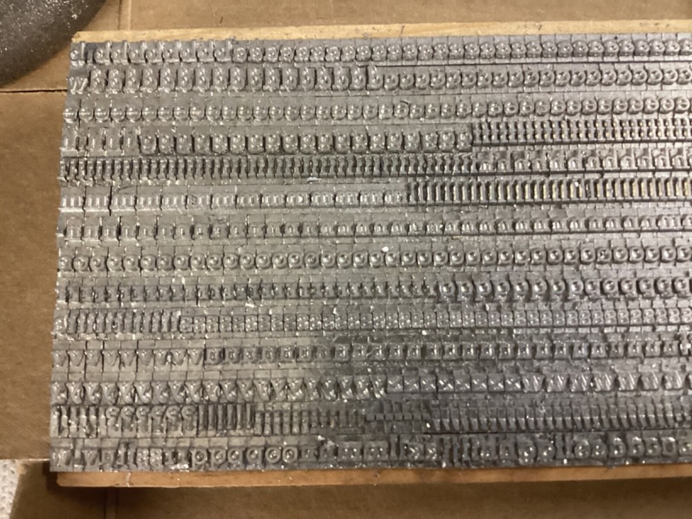12 Point Stymie Medium Lower Case Letter Set For Printing NOS