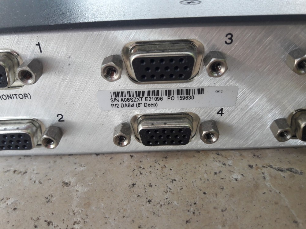 EXTRON VGA DISTRIBUTION AMPLIFIER P/2 DA6XI