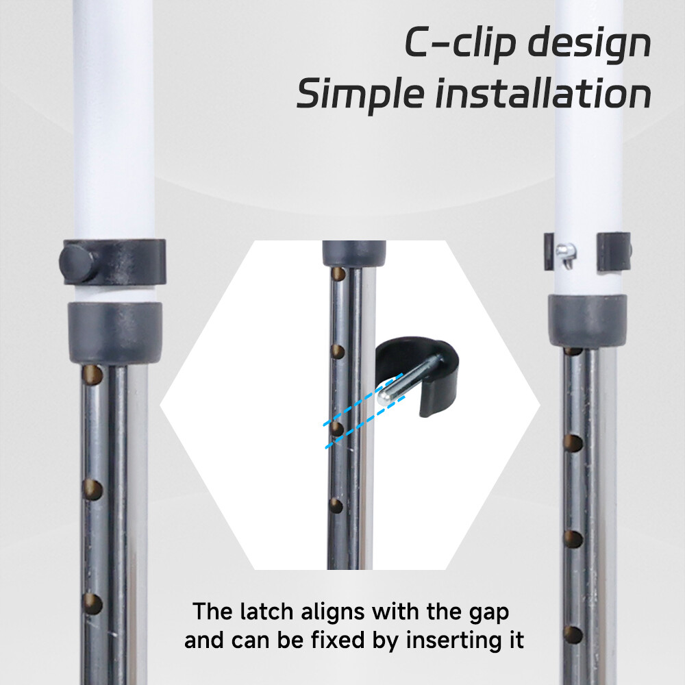 Height Adjustable Assist Cane Quick Assembly Walking Frame For Seniors Mobility