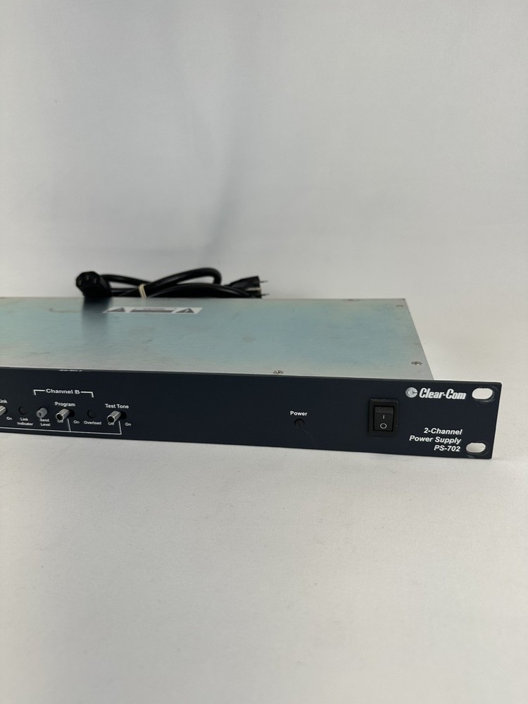 CLEAR COM 2 CHANNEL POWER SUPPLY PS-702 INTERCOM