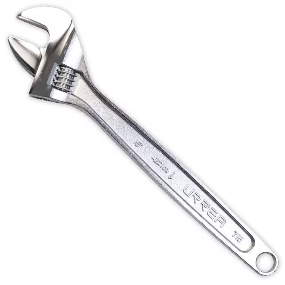 10 In. Long Chrome Adjustable Wrench
