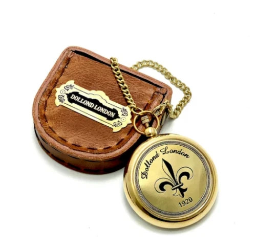 Vintage Handmade Solid Brass Nautical Pocket Compass Adventure Gift