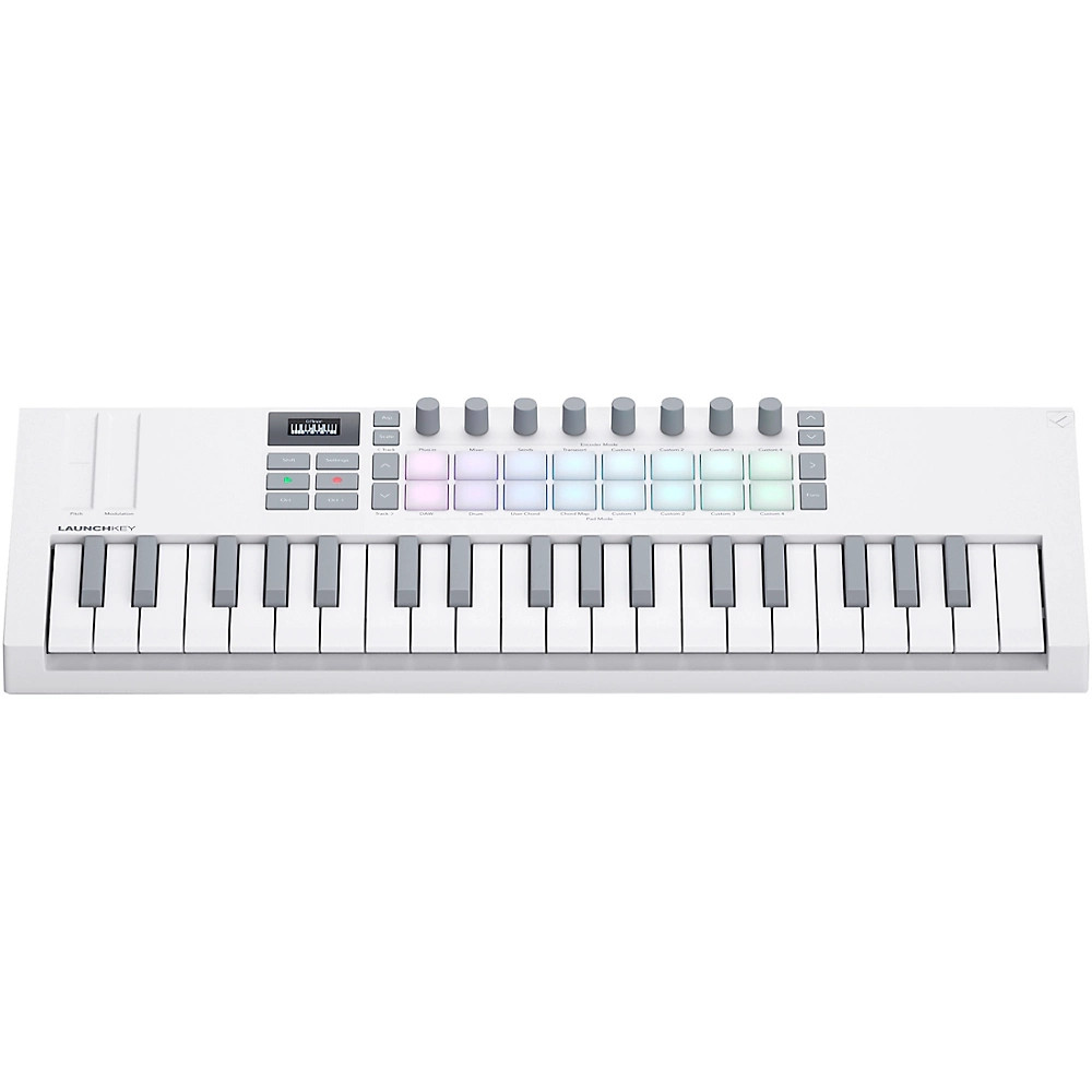 Novation Launchkey Mini 37 MK4 Keyboard Controller White