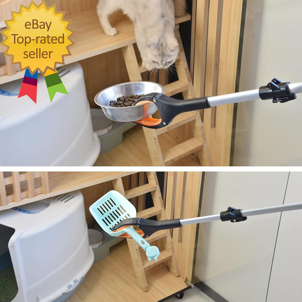 43" Extra Long Grabber Tool, Foldable Grabbers for Elderly Grab It Reaching Tool