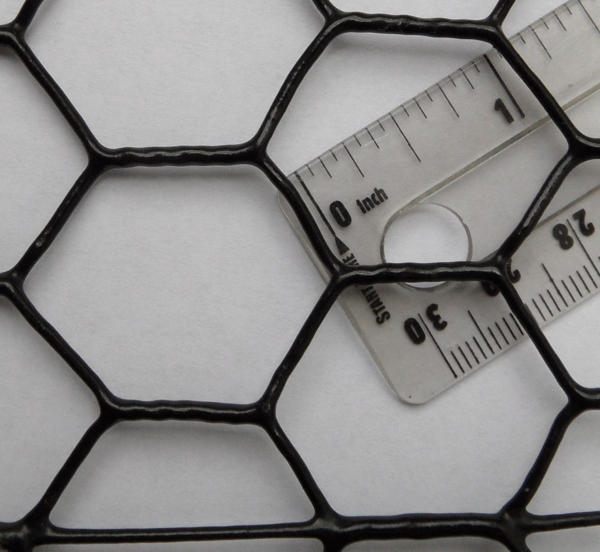 Chicken Wire Fence BLACK PVC Coated UV 1" Hex Poultry Aviary Bird Chicken Wire