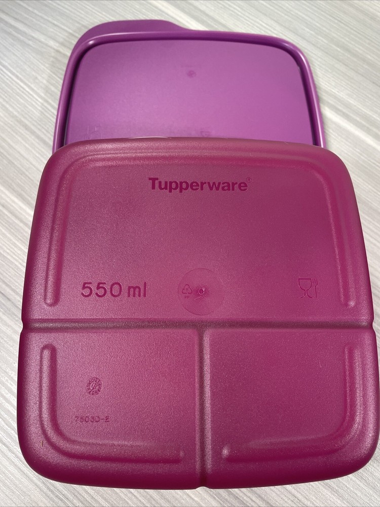 Tupperware Lunch Set Lunch-it Rectangle Container Eco+ 16 oz Water Bottle New!