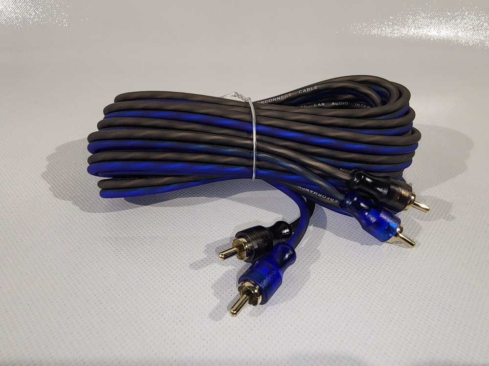 DB Elite Audio 2 channel 20ft High Performance TwistedOFC RCA/Interconnect Cable