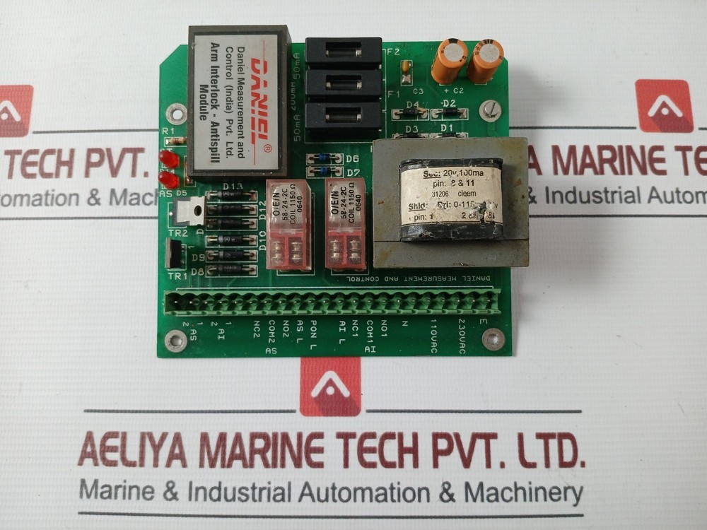 DANIEL 1651301 Arm Interlock-Antispill Module REV 0 230VAC 110VAC