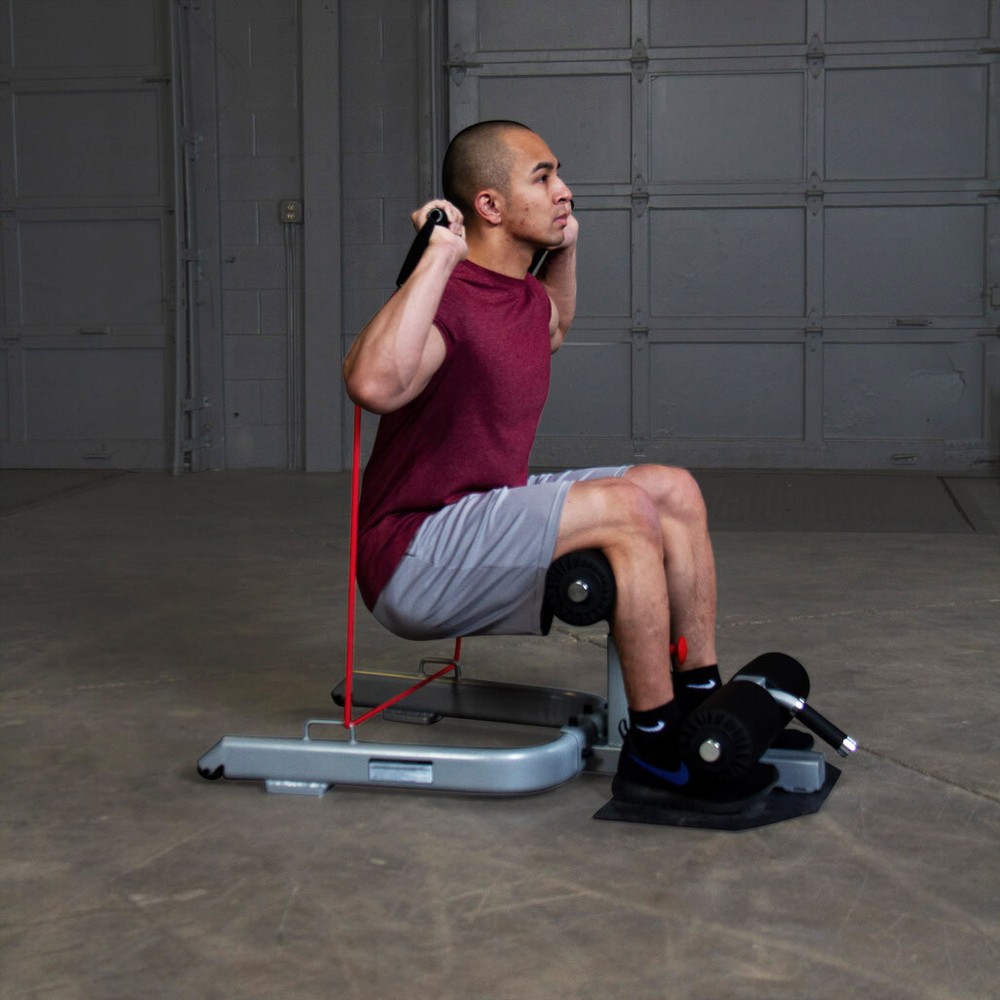 Body-Solid (GSS50B) Adjustable Sissy Squat Bench for Home Gym Workout, Exercise