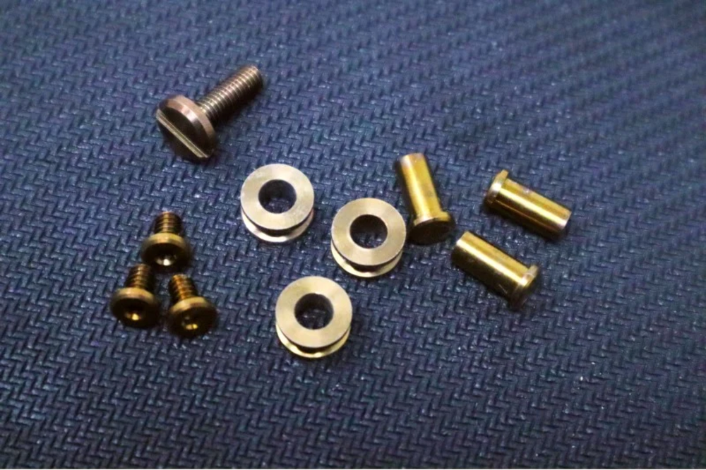 Hinderer Complete XM-18 3.0" Hardware Set - Stonewashed Bronzed Titanium