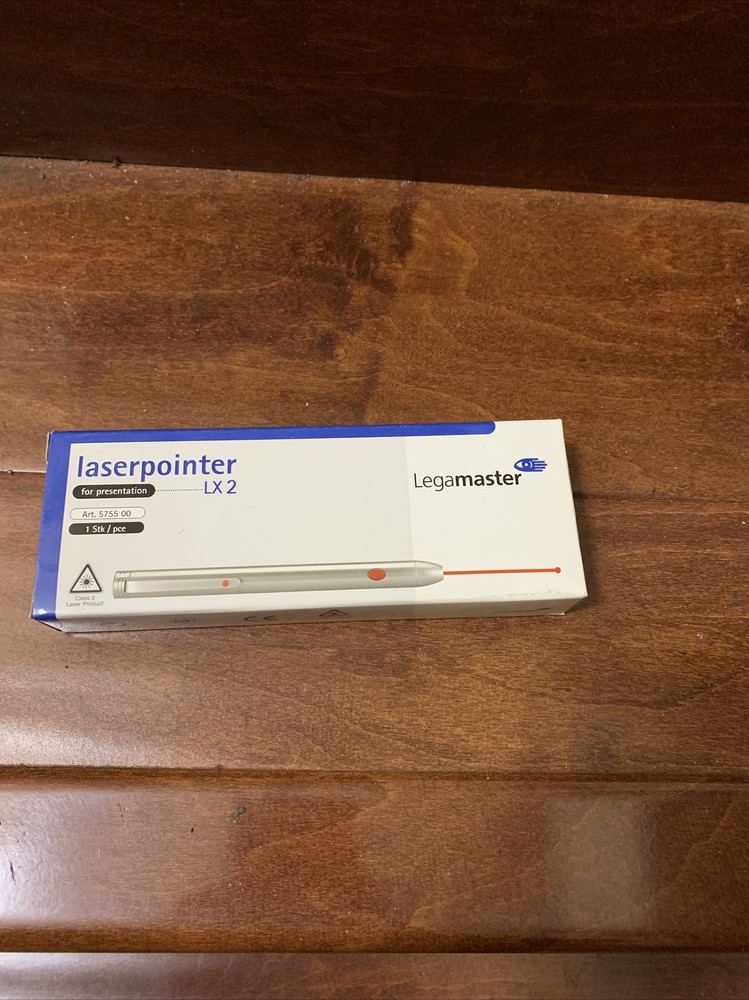 Legamaster Red LASER POINTER Presentation LX 2 Germany Conference ,Office ,Class