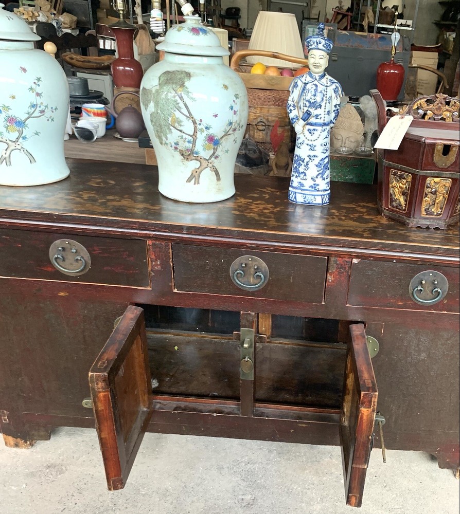 Antique Chinese Buffet Table
