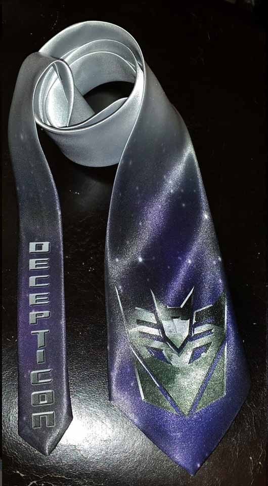 L@@K! Transformers Decepticon logo Neck Tie