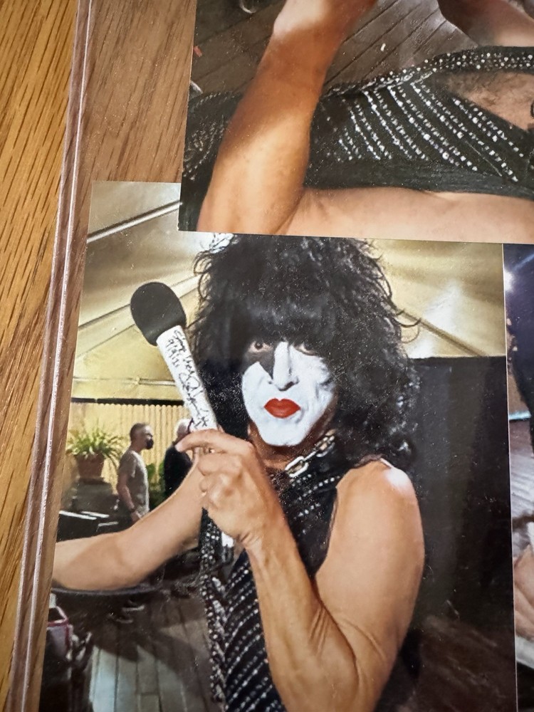 Paul Stanley Stage Used Microphone Kiss 9/9/21 Photo Match Irvine California
