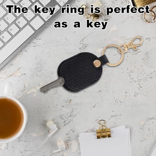 Leather Key Sleeve for Broken Key, Broken Car Key Loop Replacement Key Ring