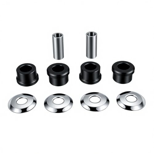 Polyurethane Handlebar Riser Bushings Black Urethane fr Harley Chrome#Black