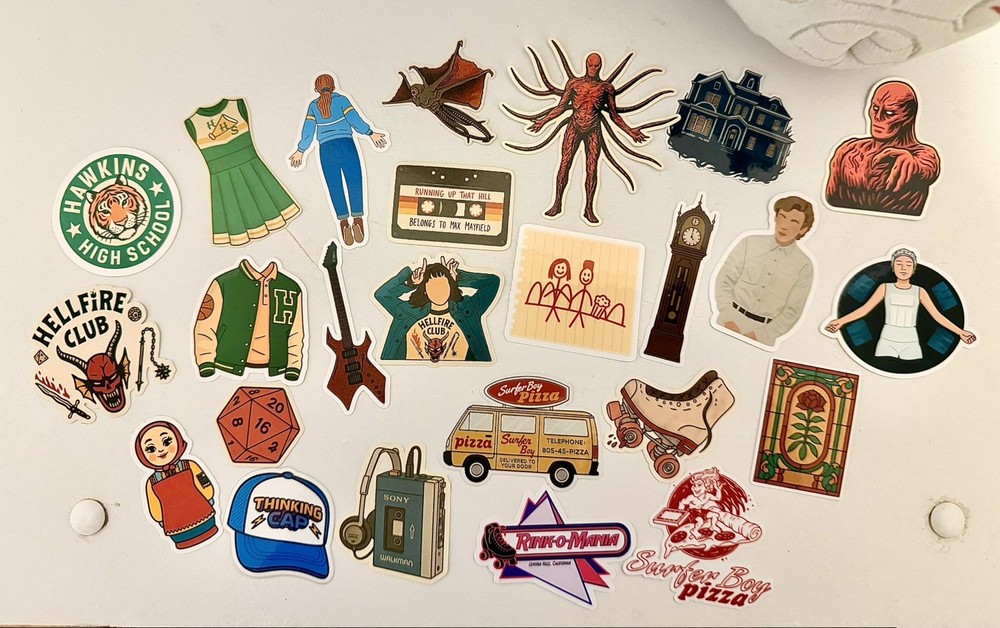 Stranger Things Laminated Sticker Set (Season 4)