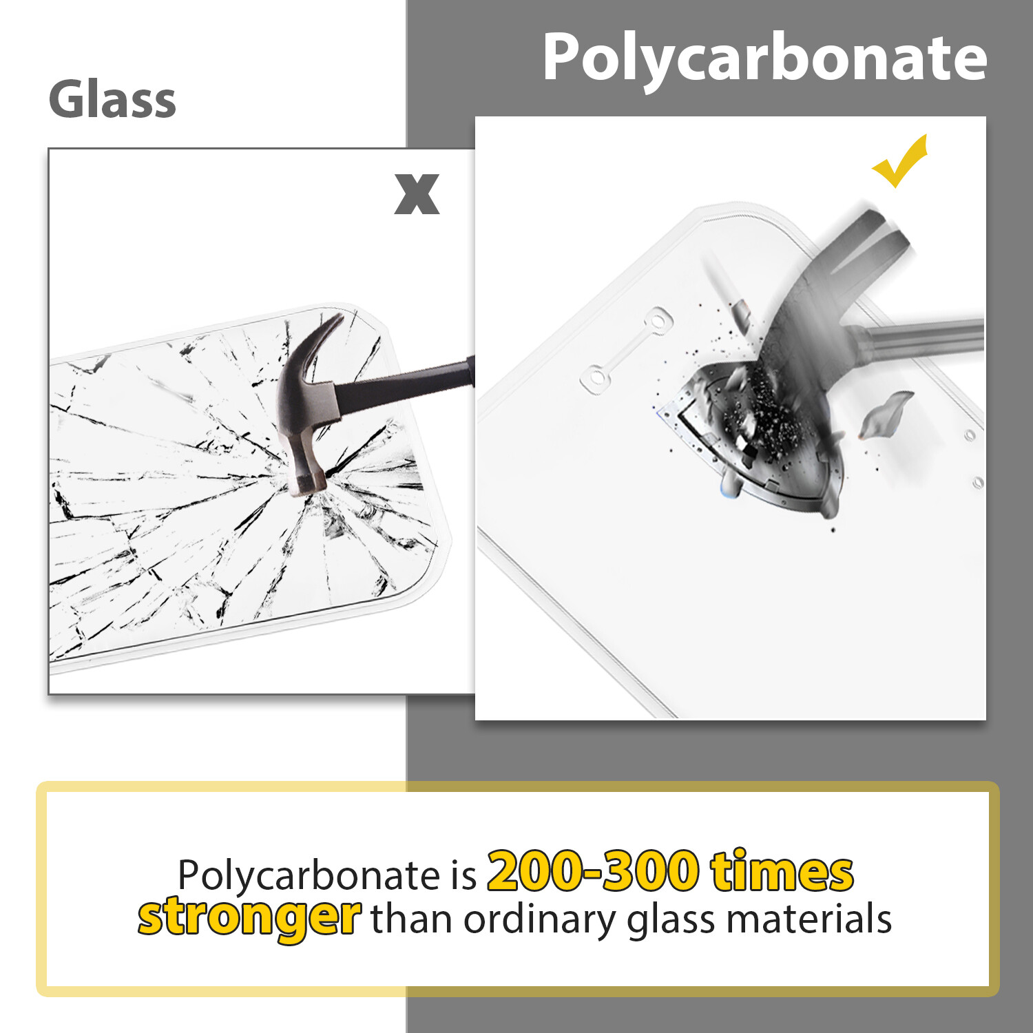 Clear Polycarbonate Door glass For Kubota SVL65 SVL75 SVL90 SVL95 Track Loader