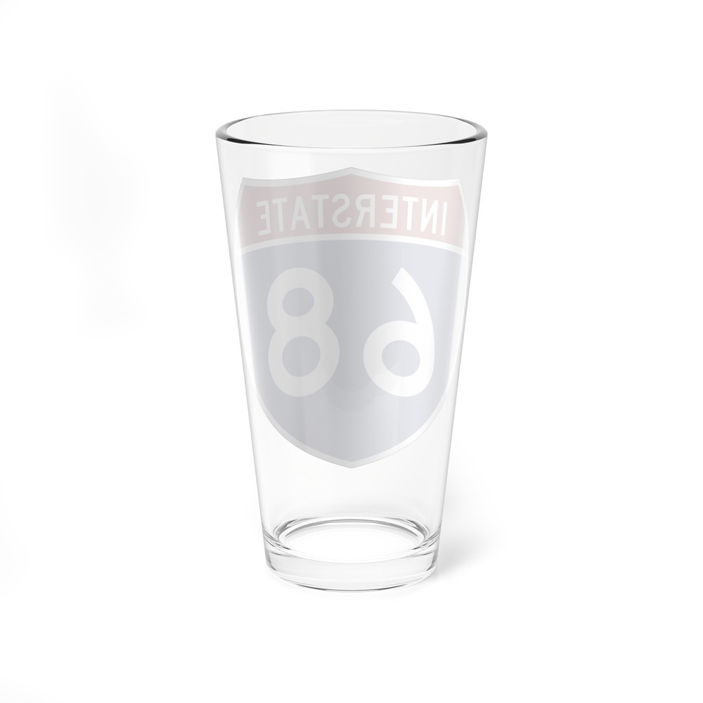 Interstate 68 (U.S. Highways) Pint Glass 16oz
