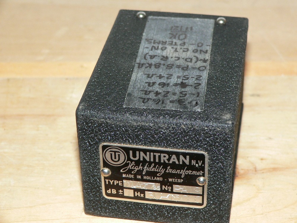 1 Unitran 11A17 Transformer-Tested good-Holland