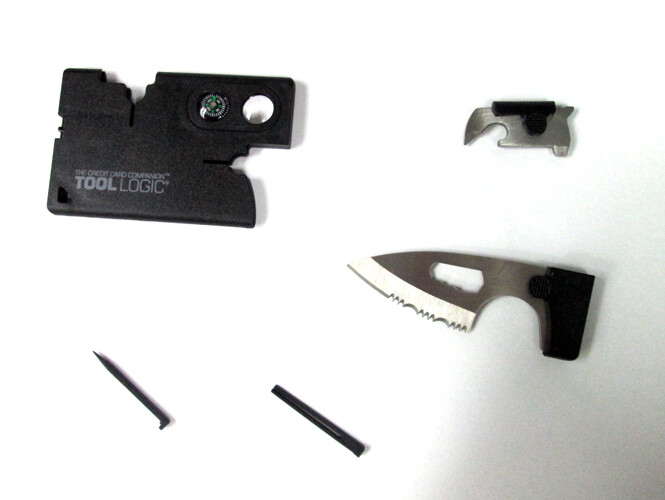 Multi-Function Wallet Combination Tool Card 9 Functions Knife Pick Opener NIB