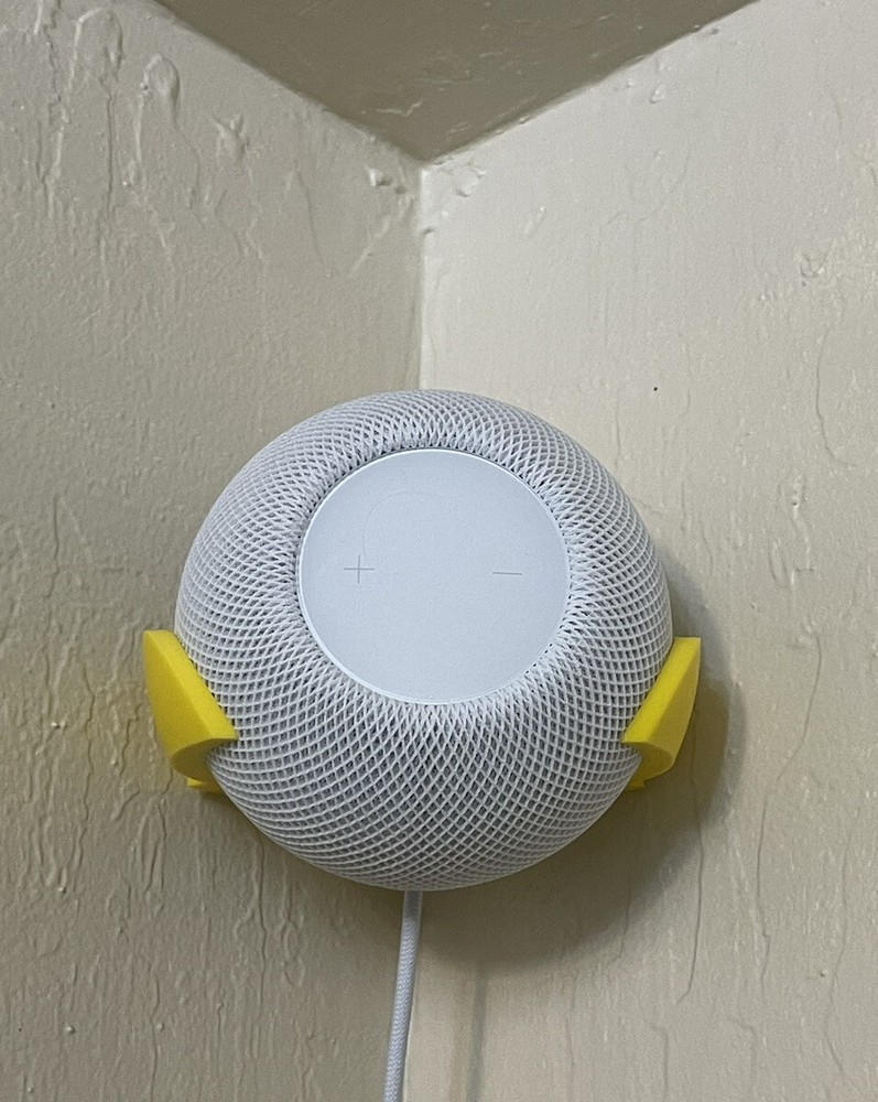 HomePod Mini Wall & Corner Mount Bracket Holder Accessory YELLOW!