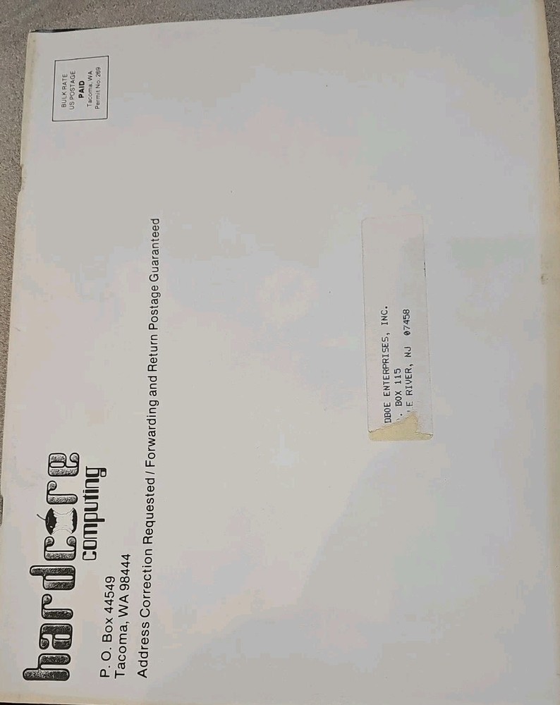 Hardcore Computing Magazine 1982 Apple Computer