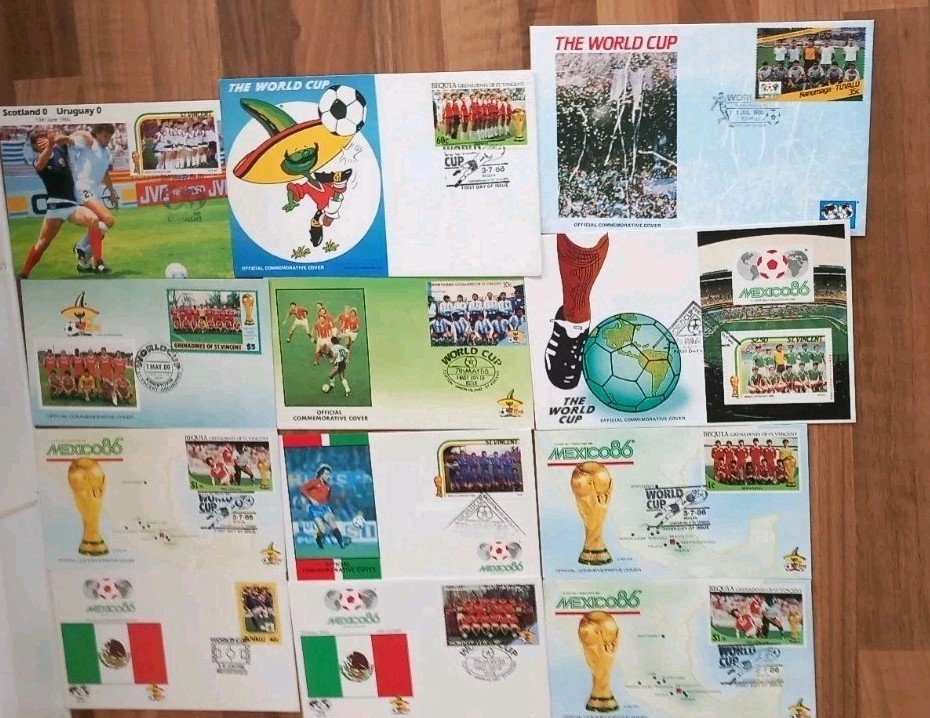 World Cup 1986 Official Commemorative Covers.