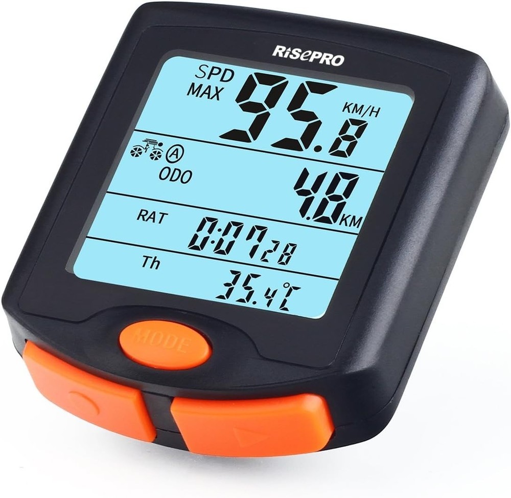 Wireless Bicycle Speedometer & Odometer with Backlight - YT-813 Elegance