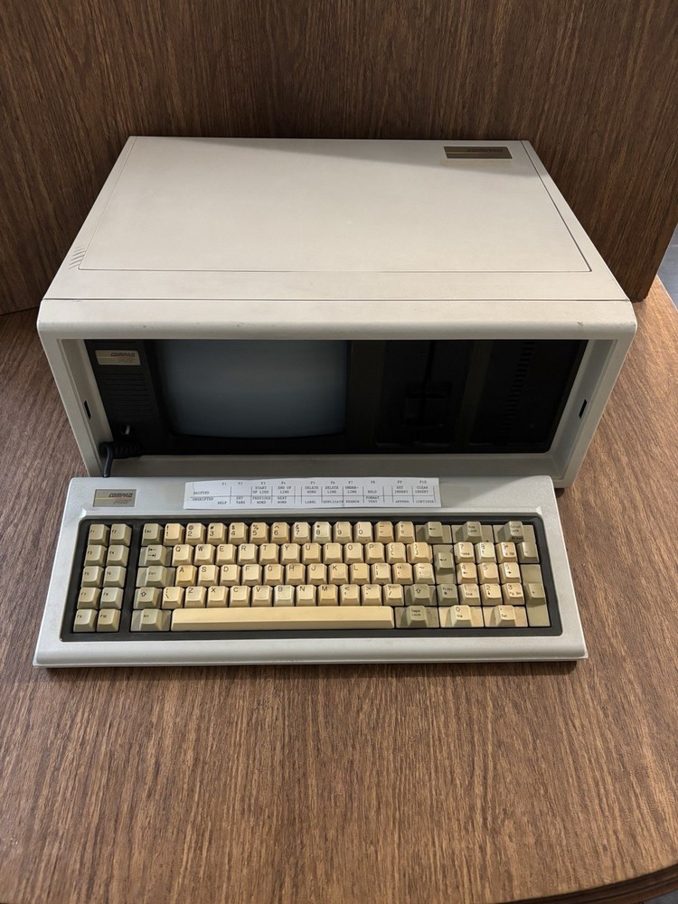 Vintage Compaq Plus Portable Computer/ Read Description