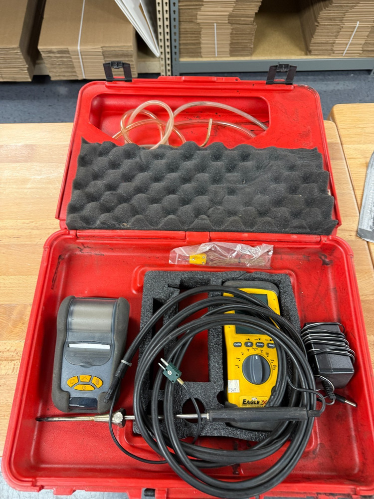 Used UEI C155 Combustion Analyzer with Printer!  Works great, No Errors!