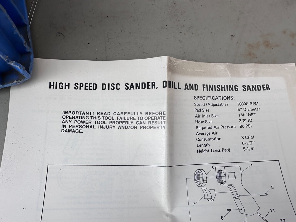 Northern Industrial Tool 15892 5" Sander