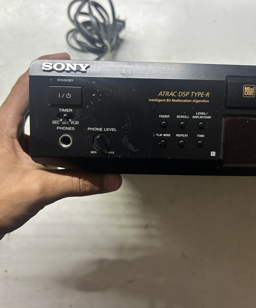 sony minidisc deck mds-je530 recorder