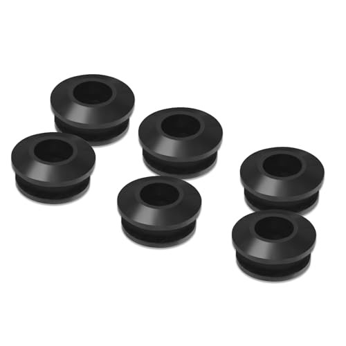 Rubber Windshield Grommet for Harley Softail FXLRST Black Windshield Grommet