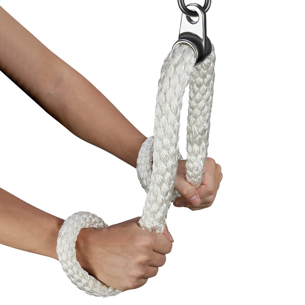 HPYGN Tricep Rope, Press Down Cable Machine Attachment Set, LAT Pulldown Atta...