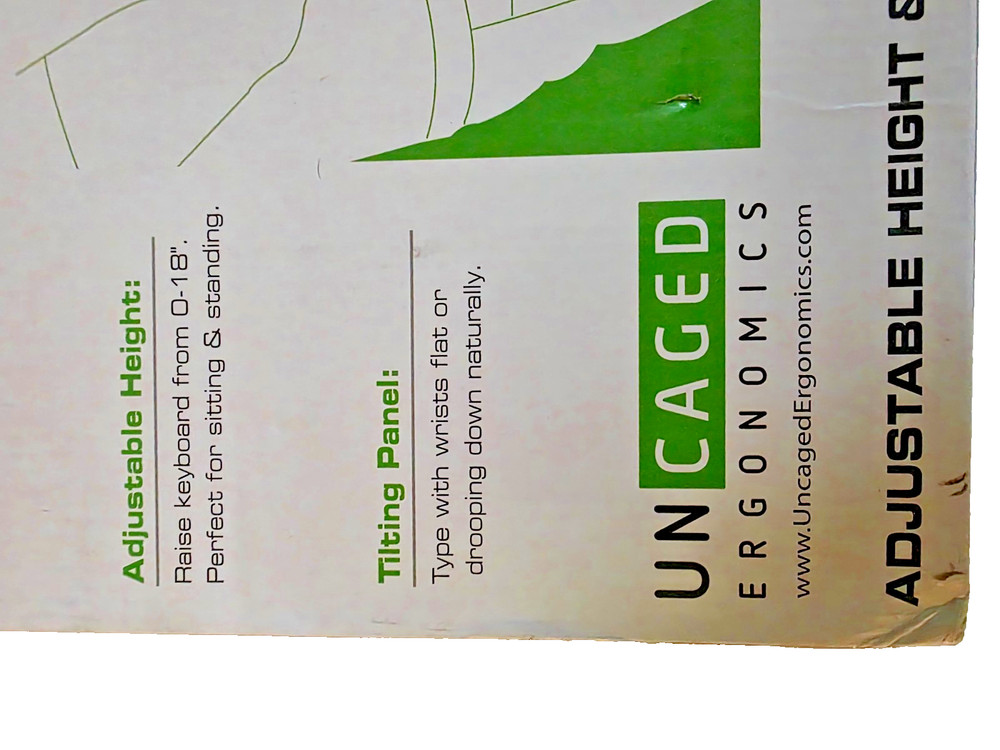 WorkEZ Adjustable Computer Keyboard and Mouse Stand for Desk