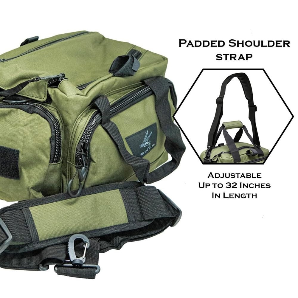 Exos Tactical Range Bag - Medium Size Range Bag for Shooting - Gun Case for H...