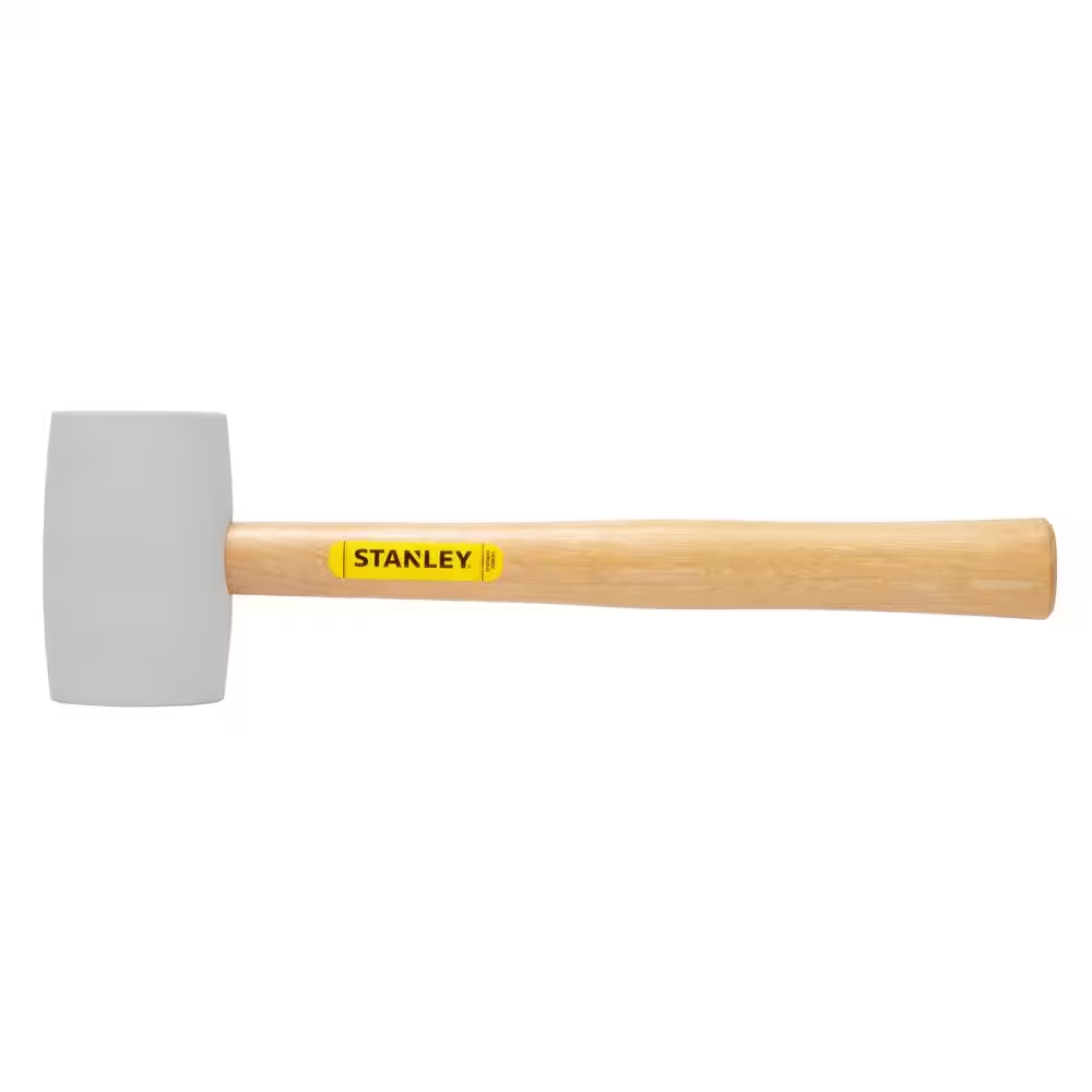 Rubber Mallet, 16 Oz., White, Hammer, Tool