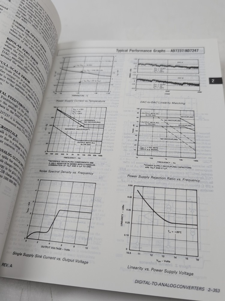 Electronics Book: Analog Devices, Data Converter Reference Manual Vol 1&2 1992