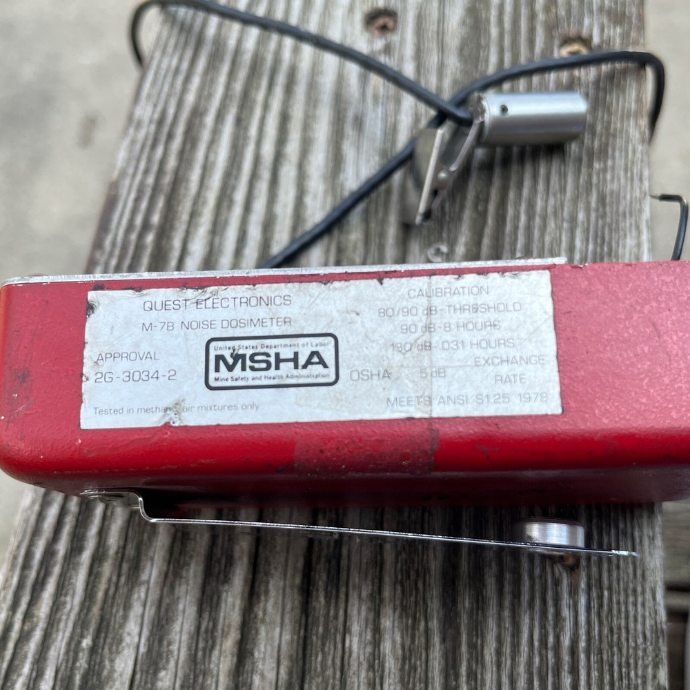 Quest Technologies M-7B Noise Dosimeter In Case - Free Same Day Shipping!
