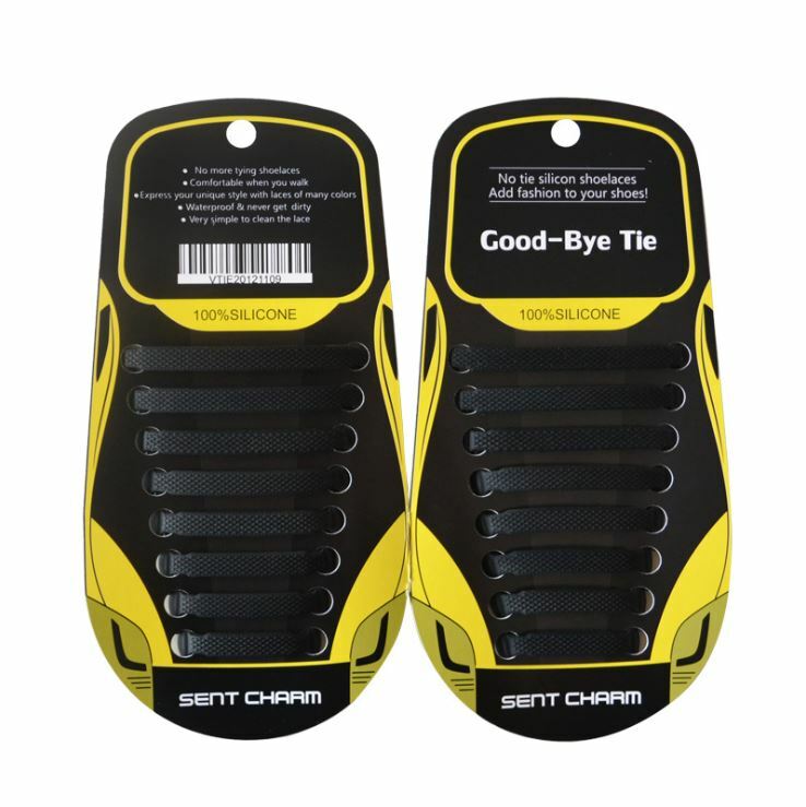 No Tie Shoelaces Elastic Shoe Laces Silicone Rubber For Kids Adults Sneakers