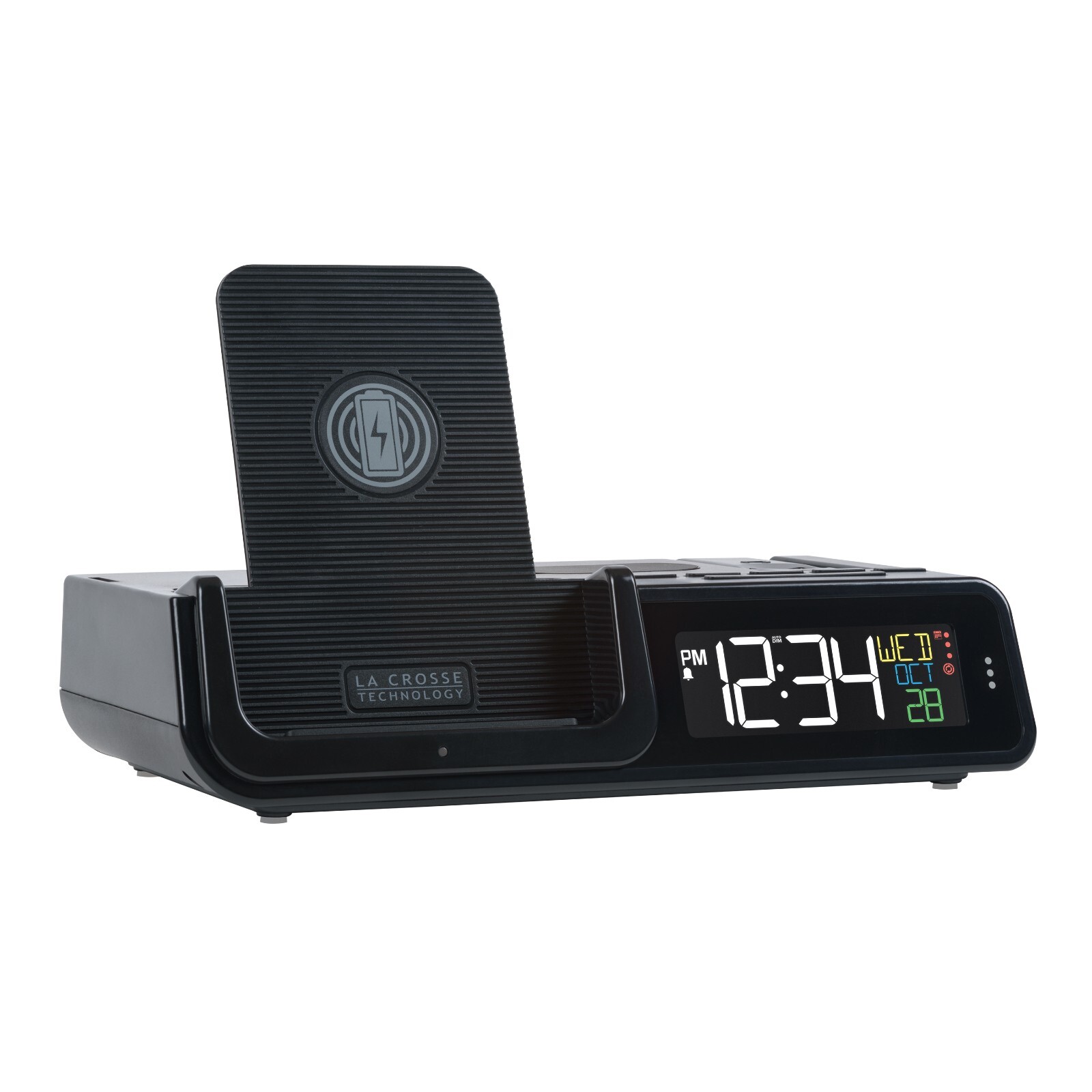 C75709 La Crosse Technology Wattz 2.0 Charging Projection Alarm Clock - Open Box