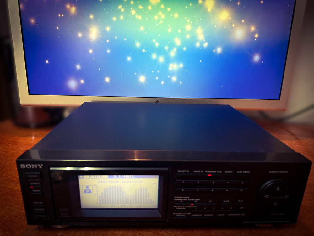 SONY SDP-D905 🌈RaRe🌈 S/PDIF Optical Stereo Digital Equalizer DSP Processor